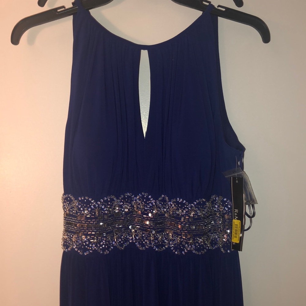 Blue formal long dress